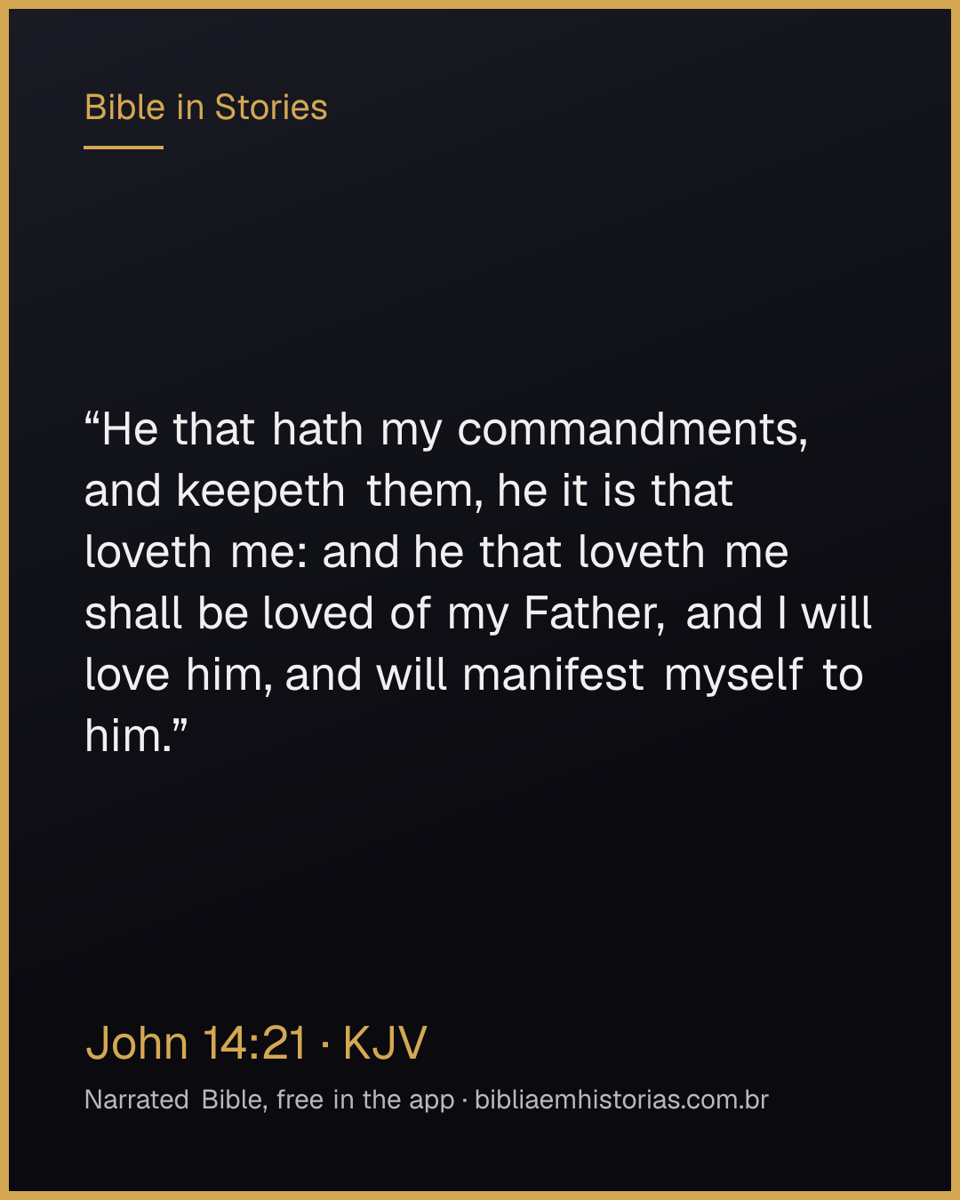 Verse image for John 14:21 to share