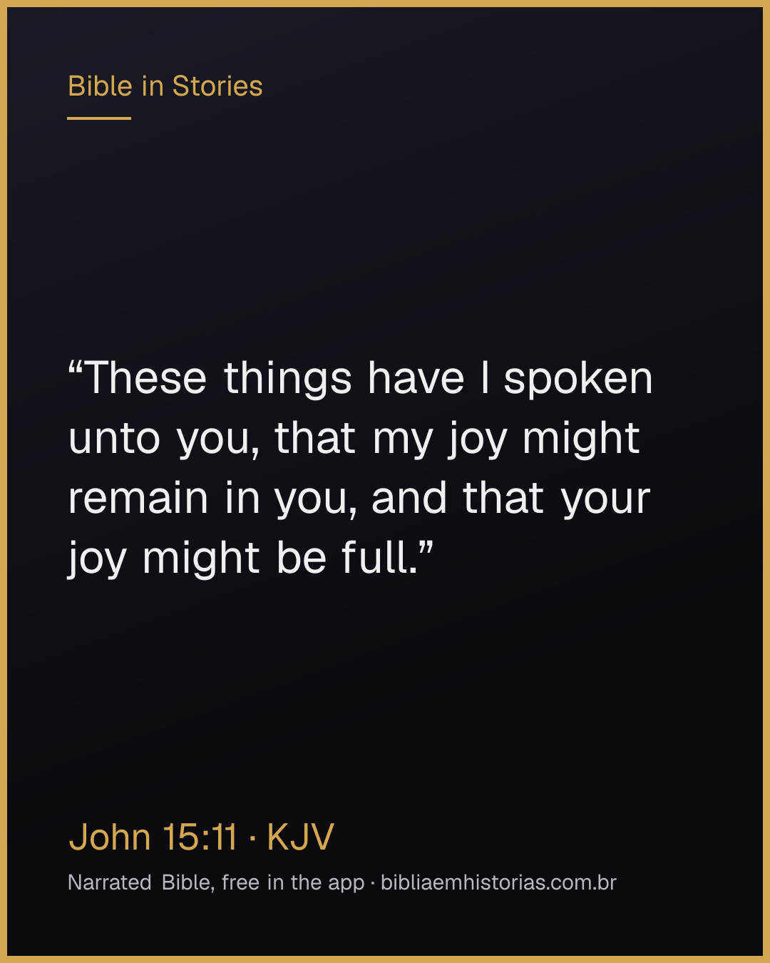 Verse image for John 15:11 to share