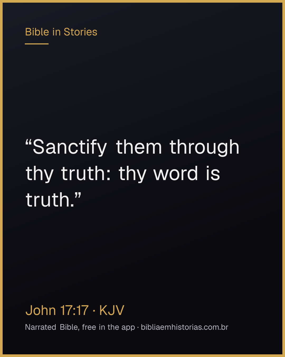 Verse image for John 17:17 to share