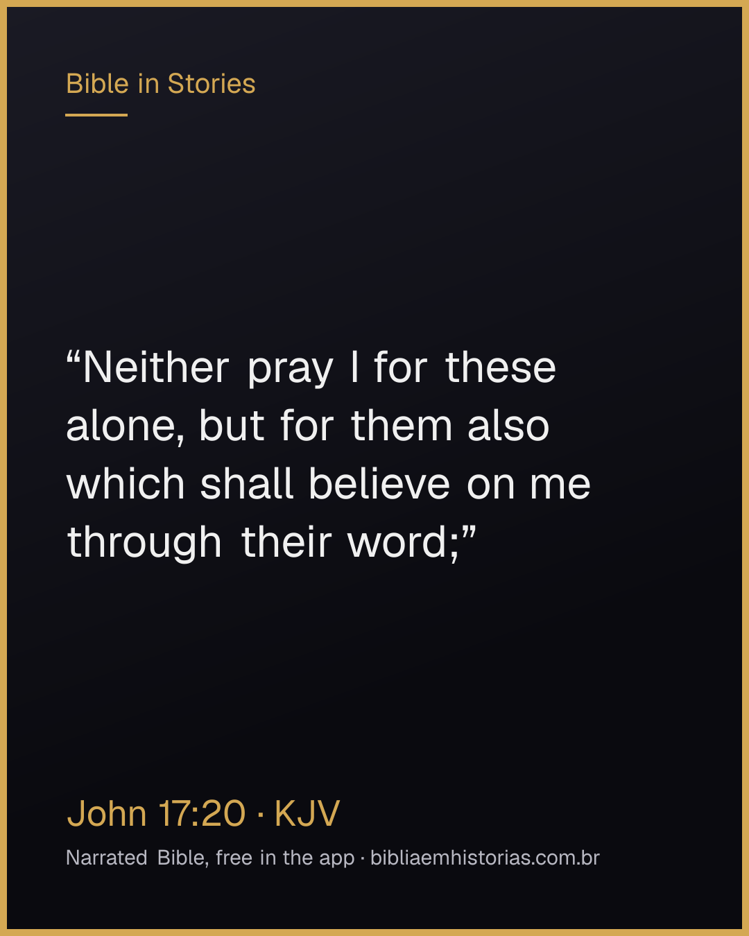 Verse image for John 17:20 to share