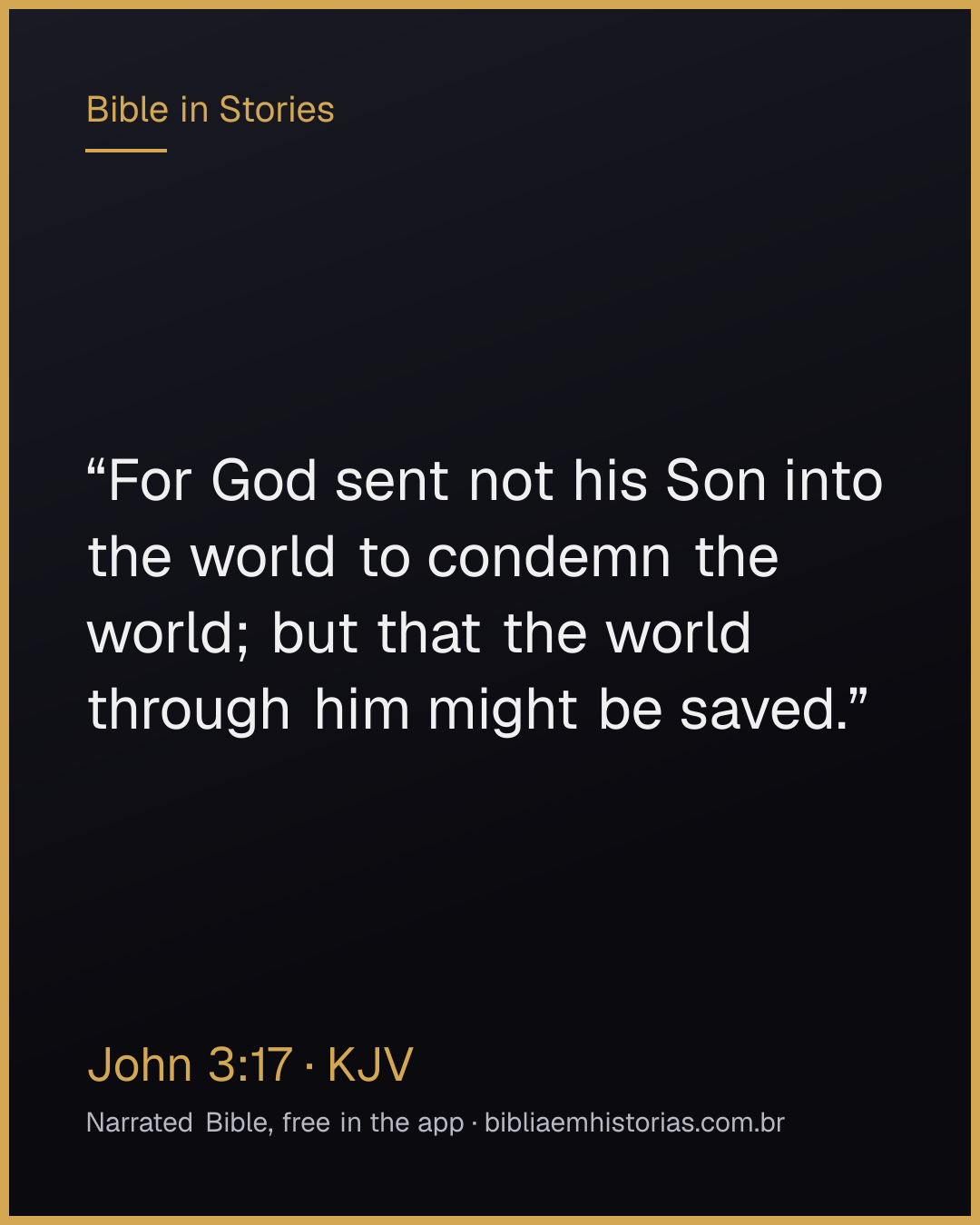 Verse image for John 3:17 to share