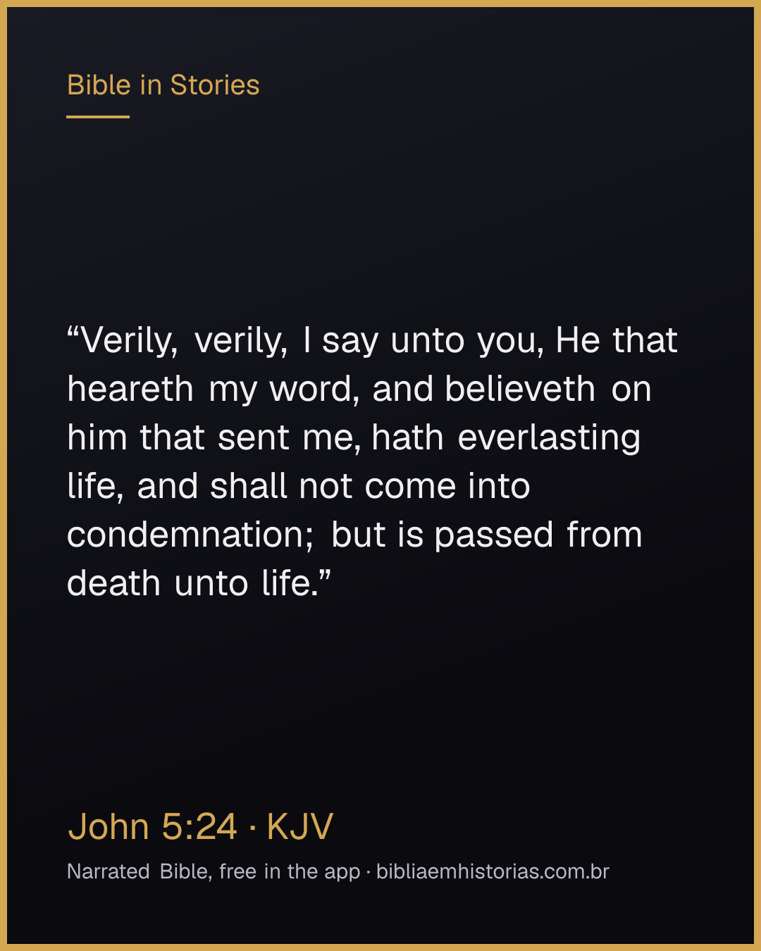 Verse image for John 5:24 to share