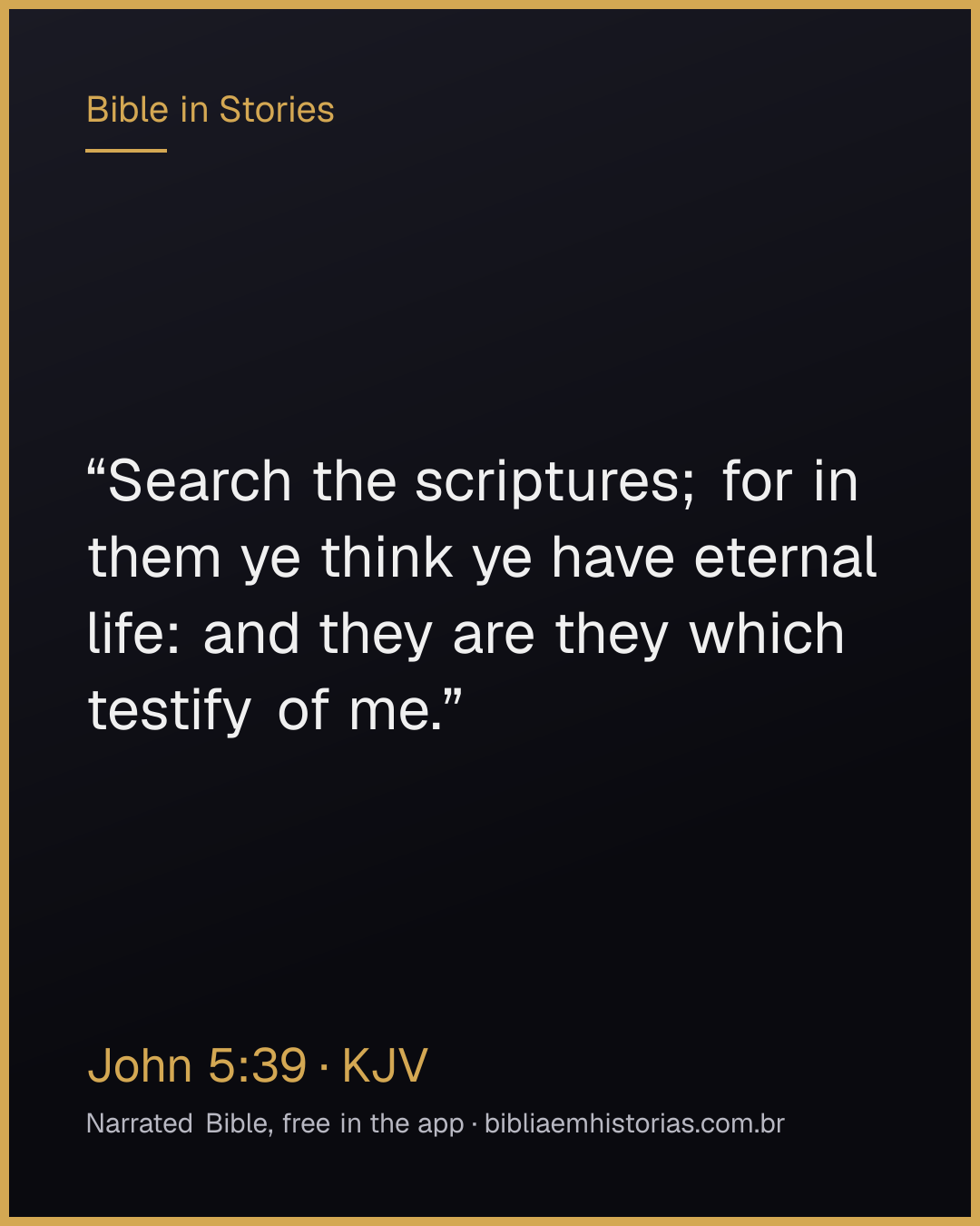 Verse image for John 5:39 to share