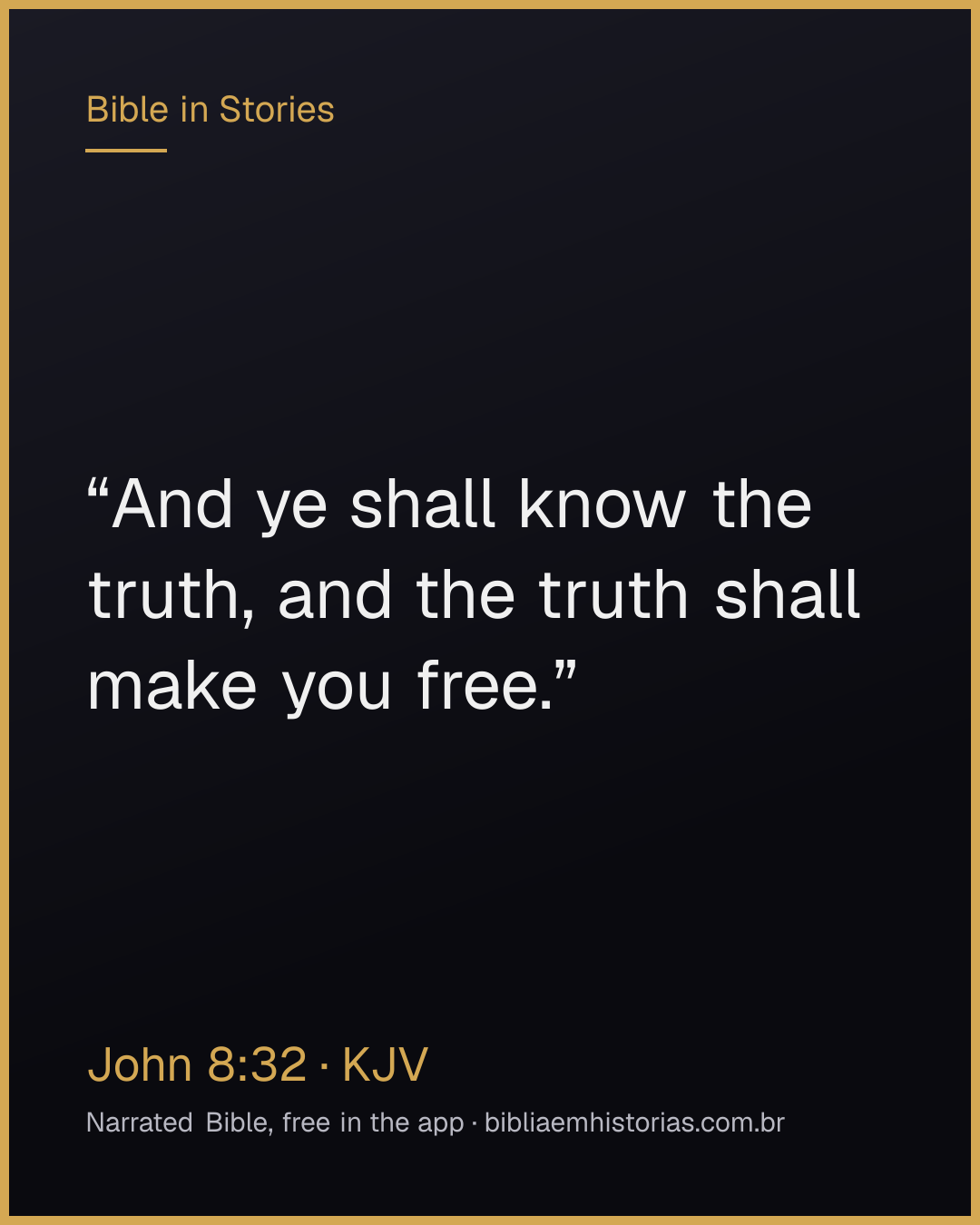 Verse image for John 8:32 to share