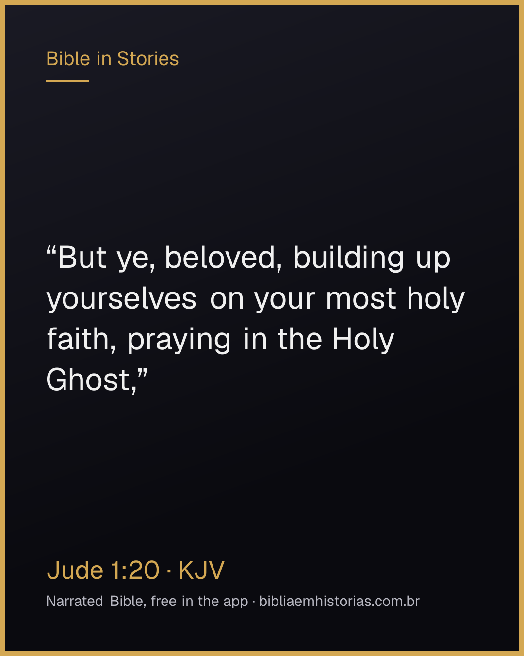 Verse image for Jude 1:20 to share