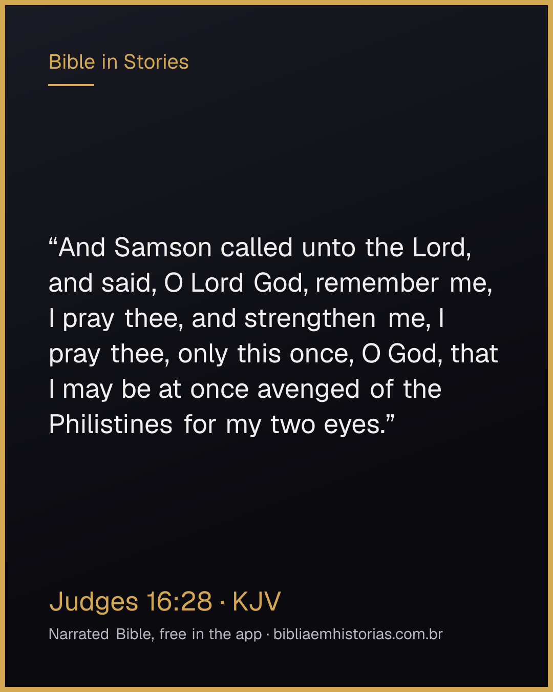 Verse image for Judges 16:28 to share