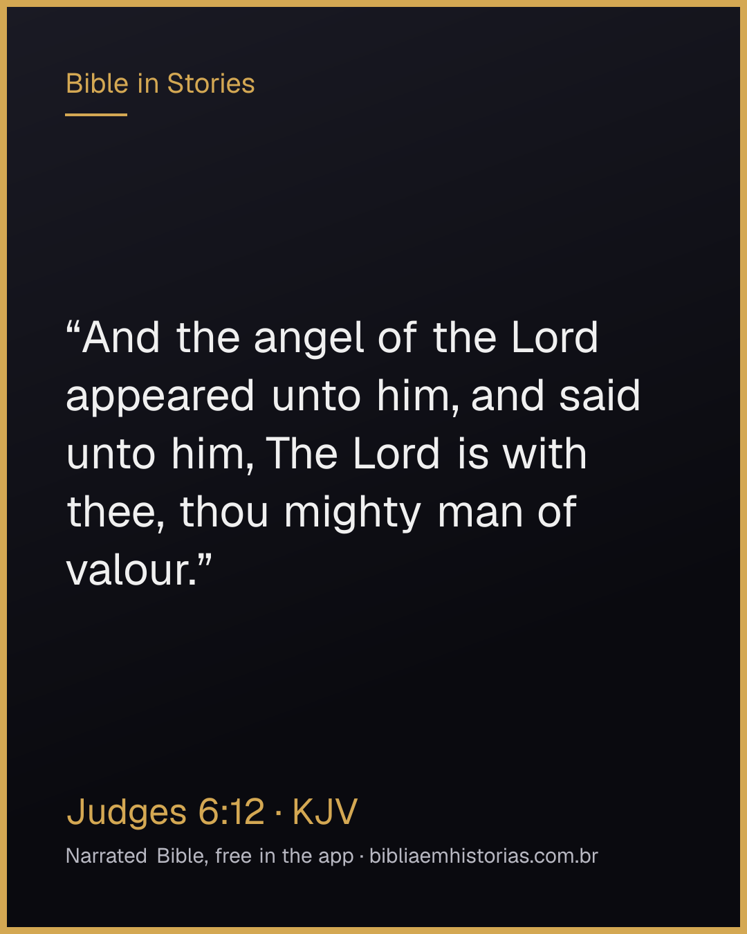 Verse image for Judges 6:12 to share