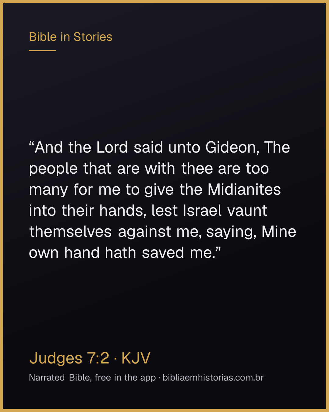 Verse image for Judges 7:2 to share