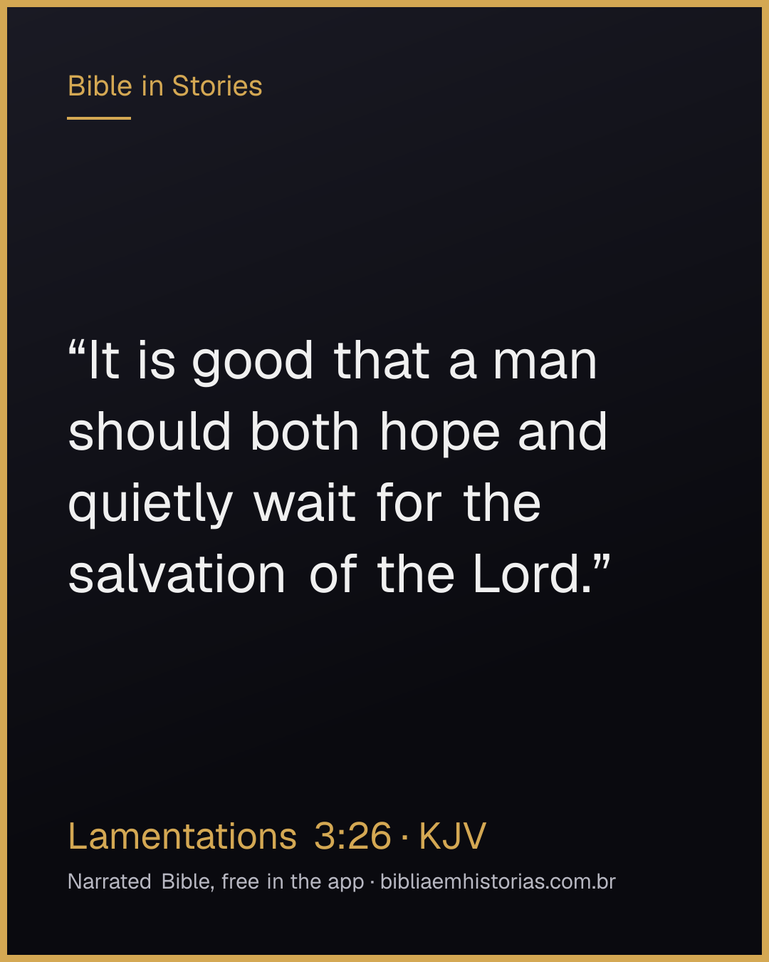 Verse image for Lamentations 3:26 to share
