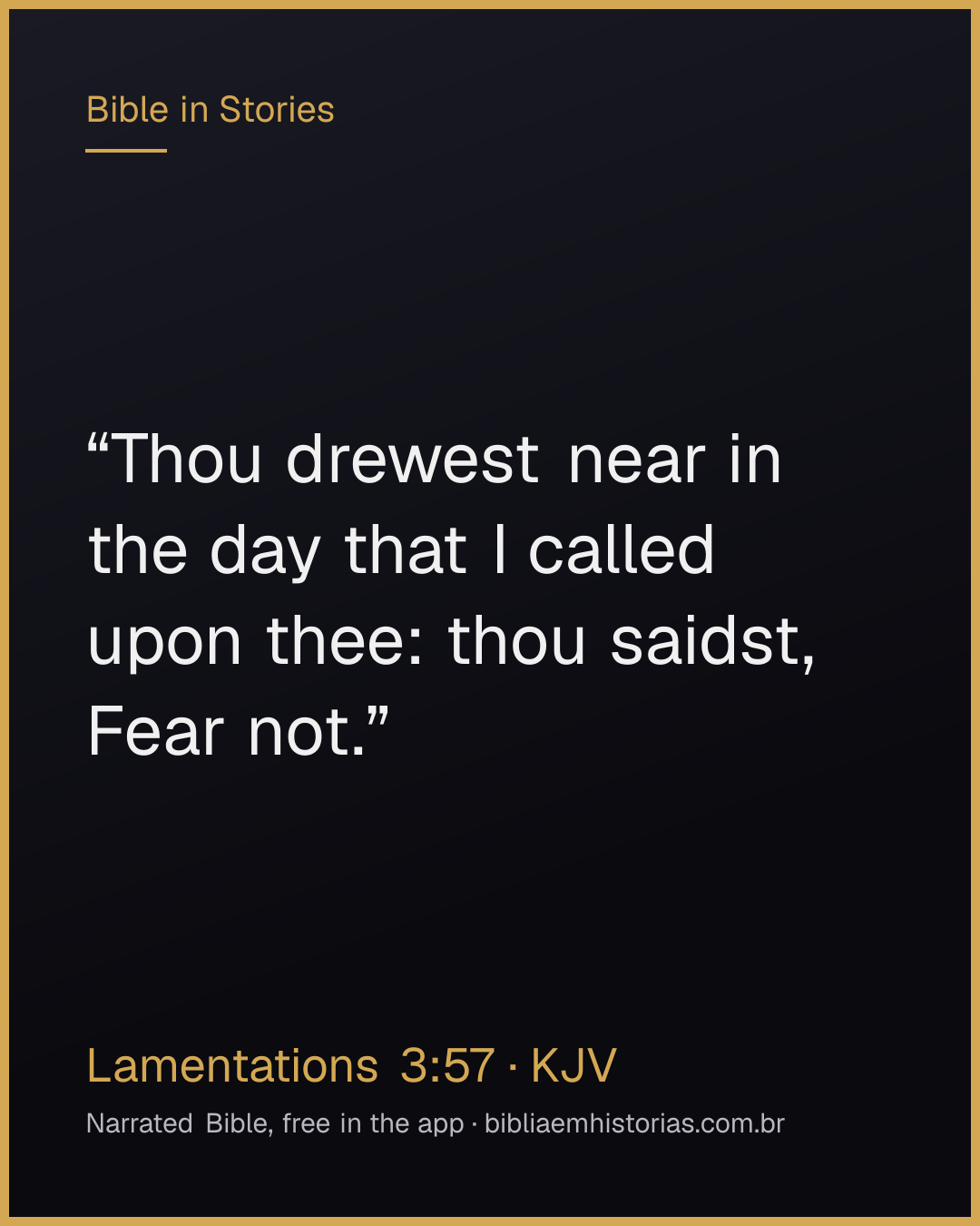 Verse image for Lamentations 3:57 to share