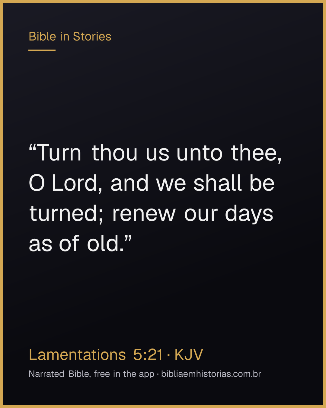 Verse image for Lamentations 5:21 to share
