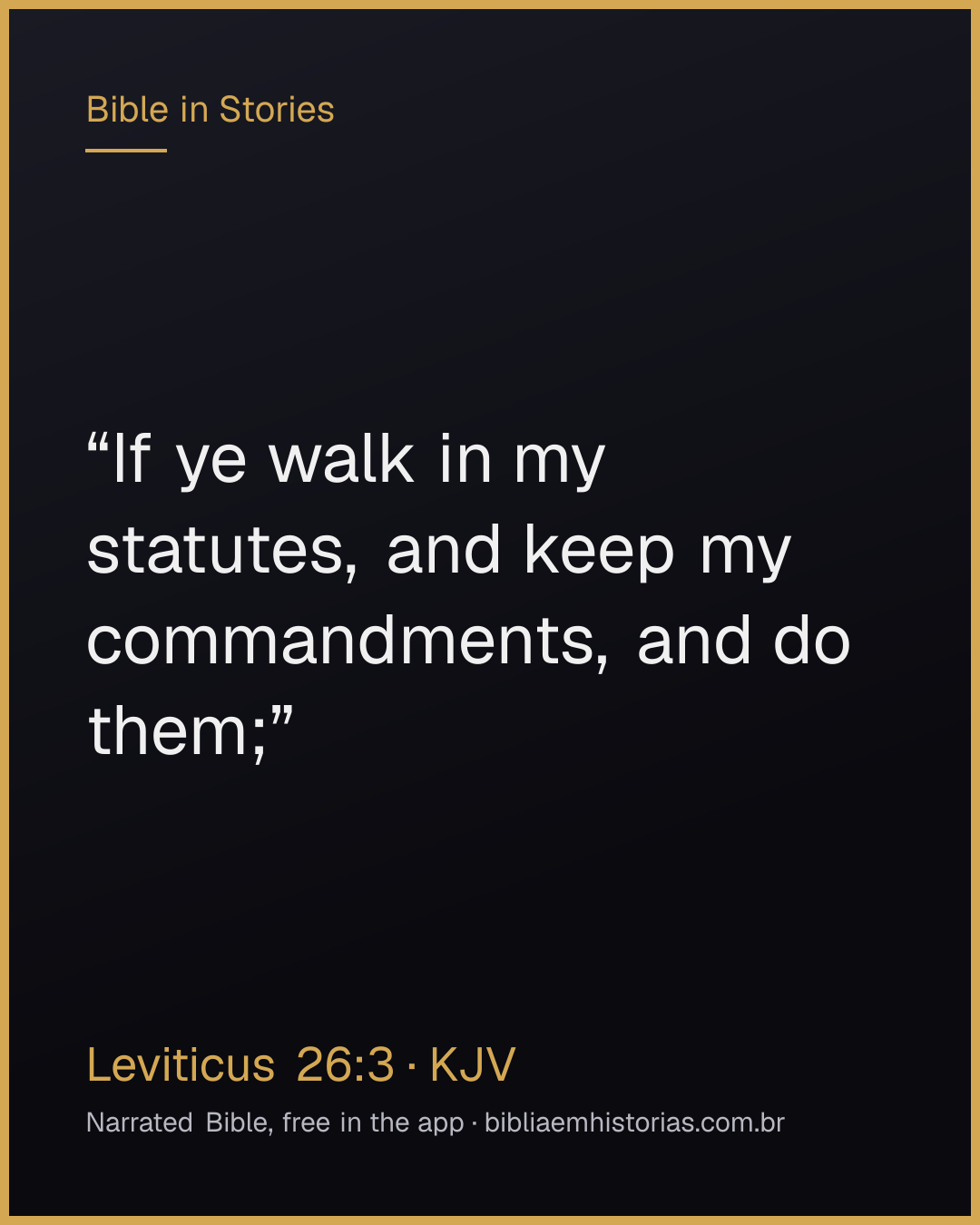 Verse image for Leviticus 26:3 to share