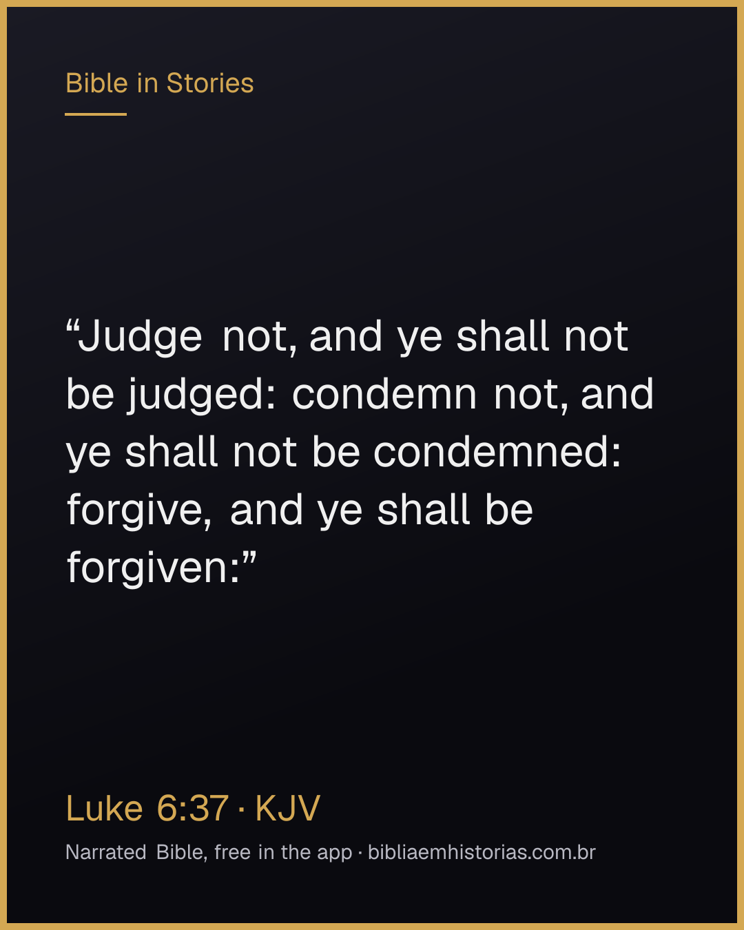 Verse image for Luke 6:37 to share