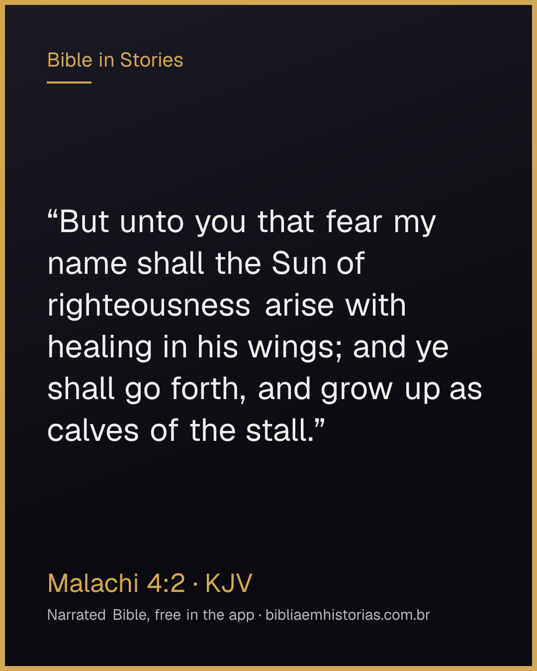 Verse image for Malachi 4:2 to share