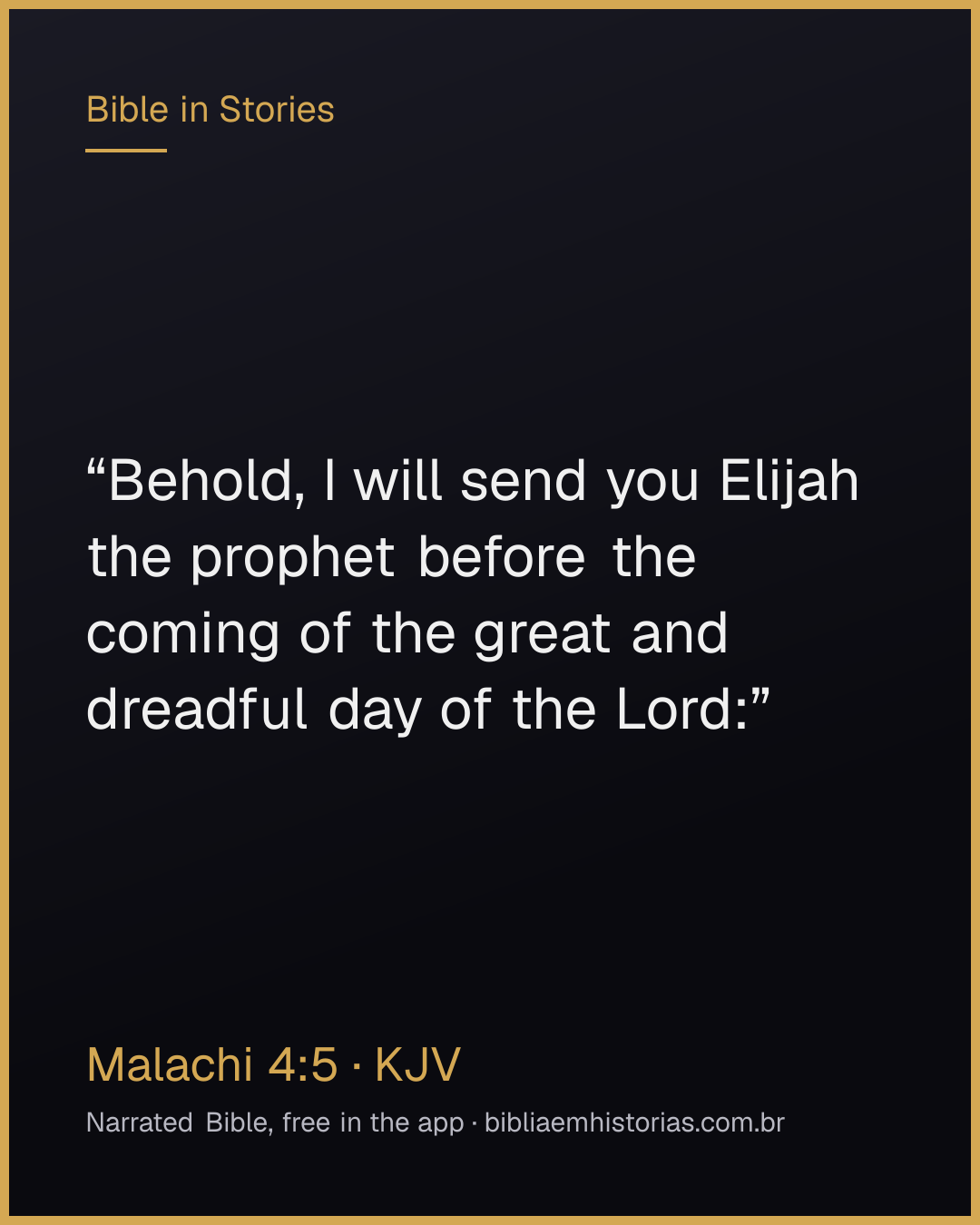 Verse image for Malachi 4:5 to share