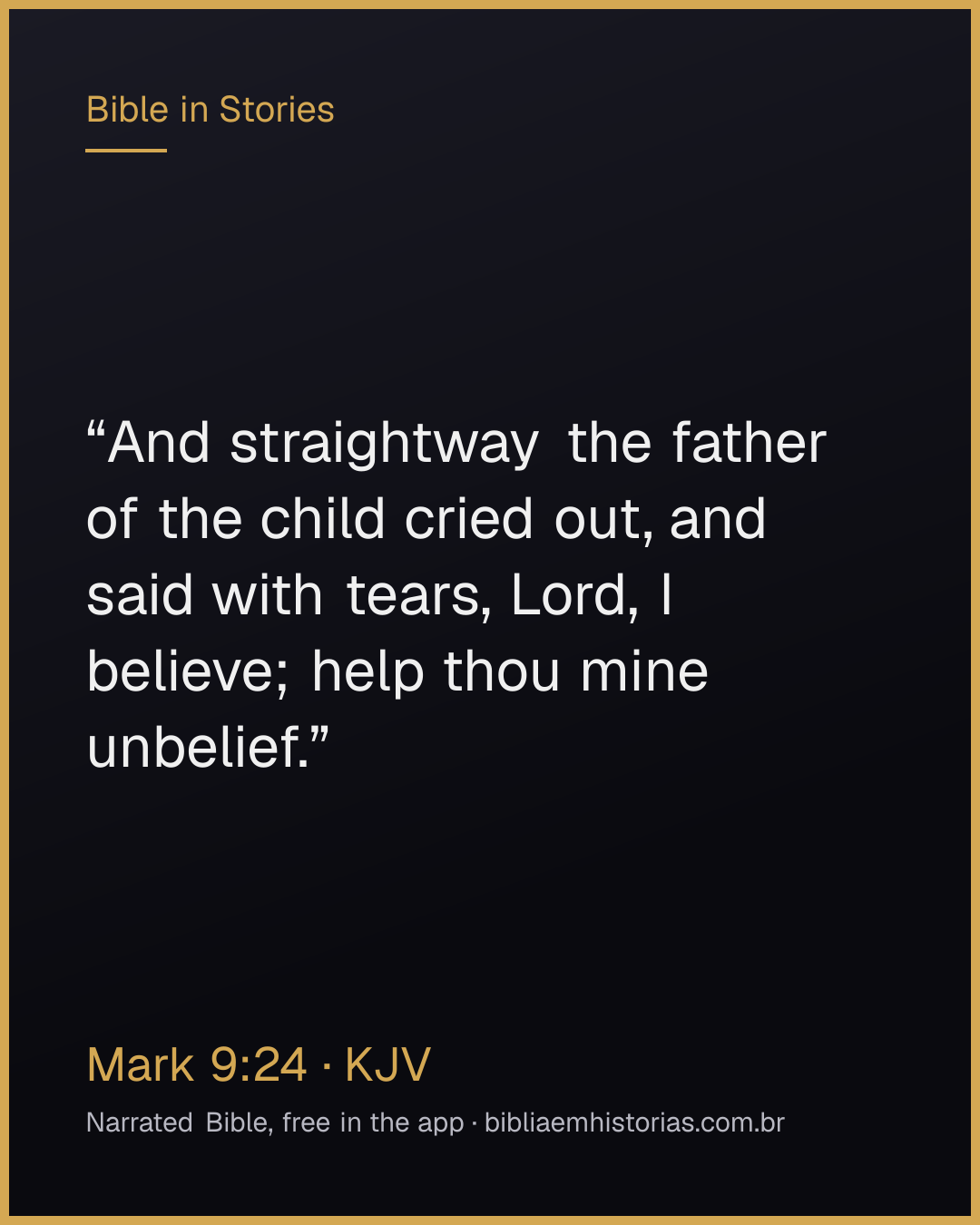 Verse image for Mark 9:24 to share