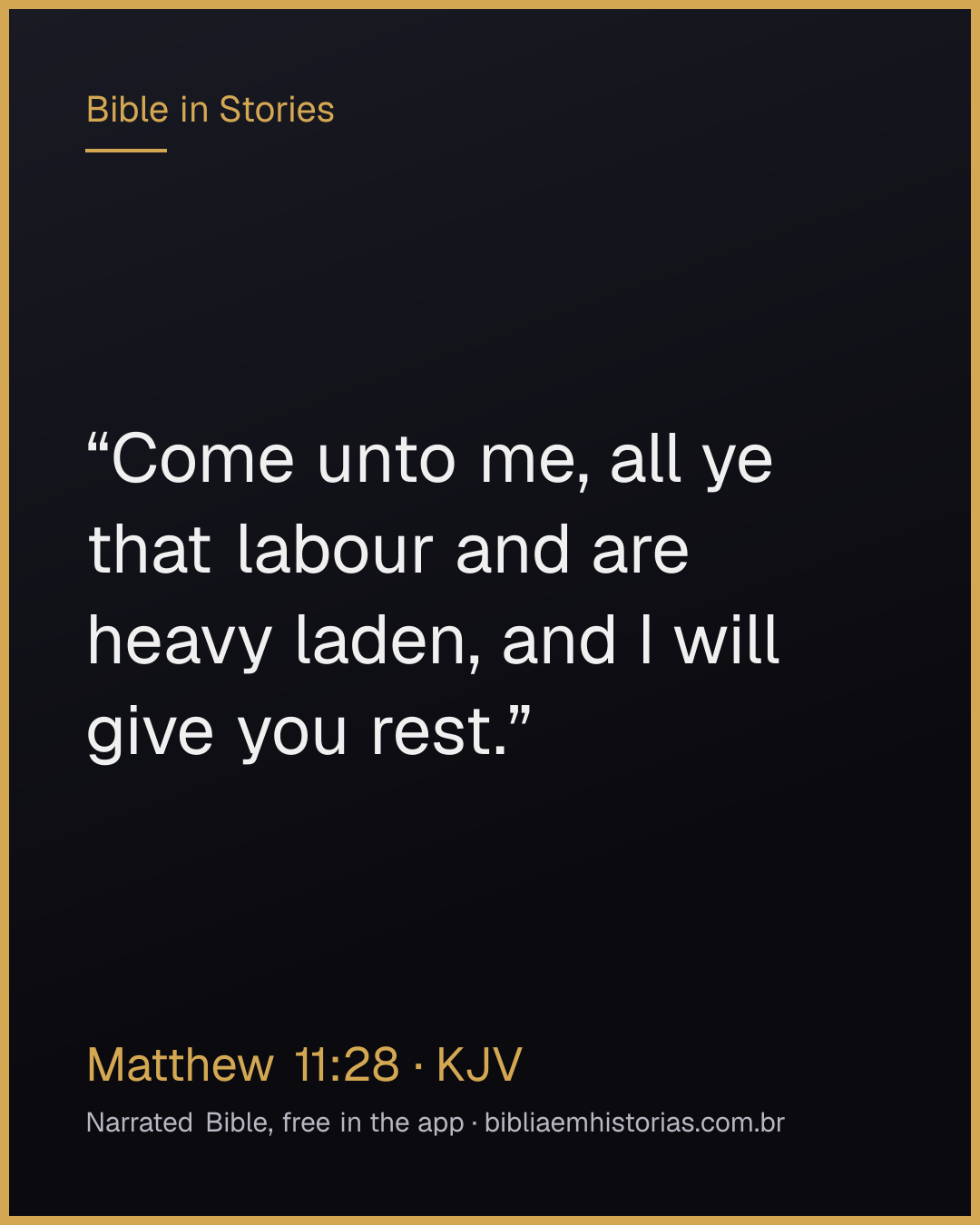Verse image for Matthew 11:28 to share