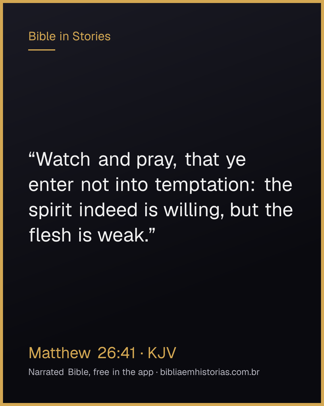 Verse image for Matthew 26:41 to share