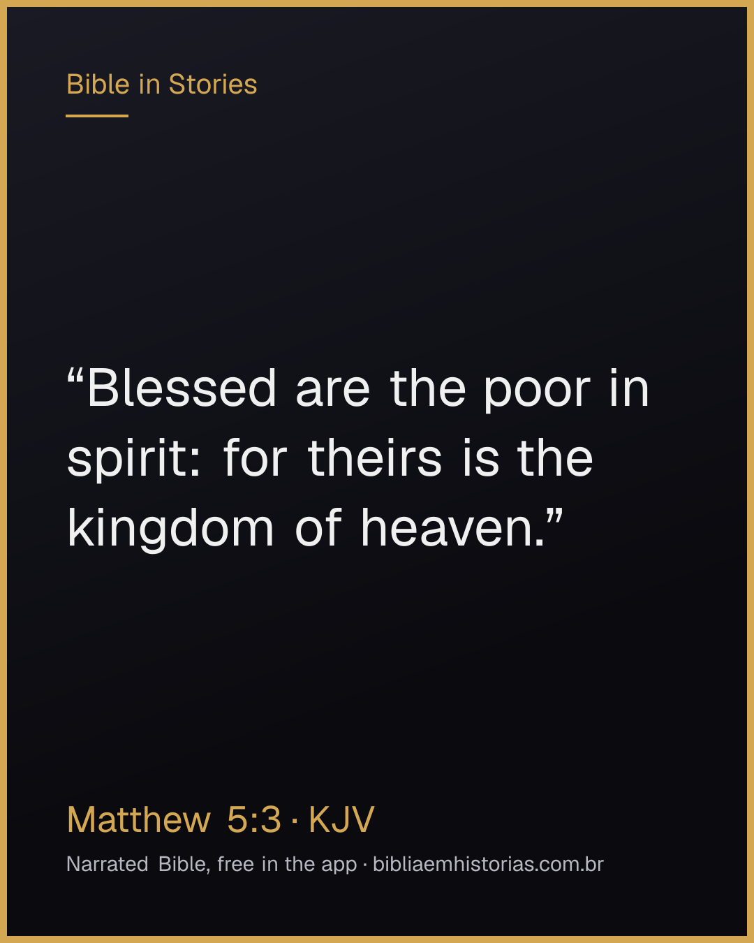 Verse image for Matthew 5:3 to share