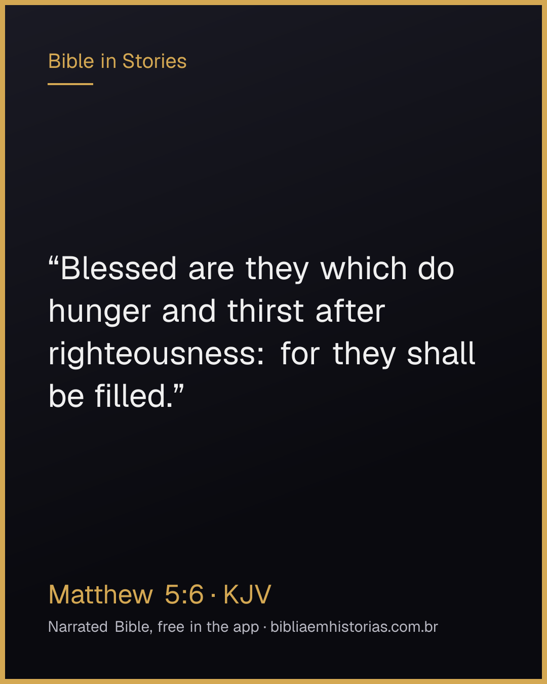 Verse image for Matthew 5:6 to share