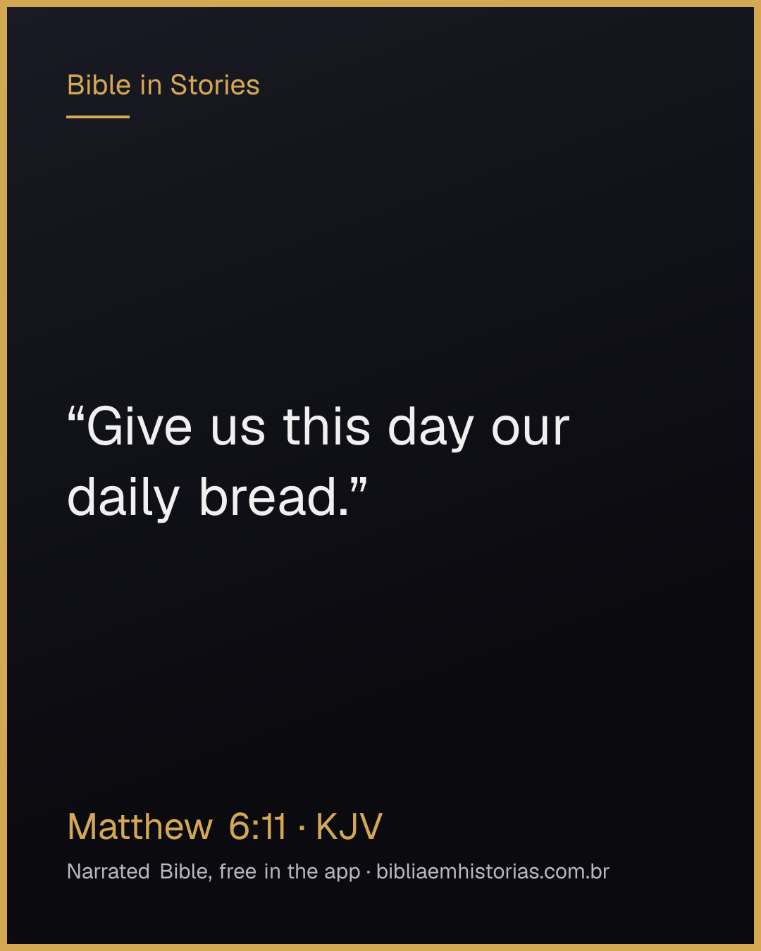 Verse image for Matthew 6:11 to share
