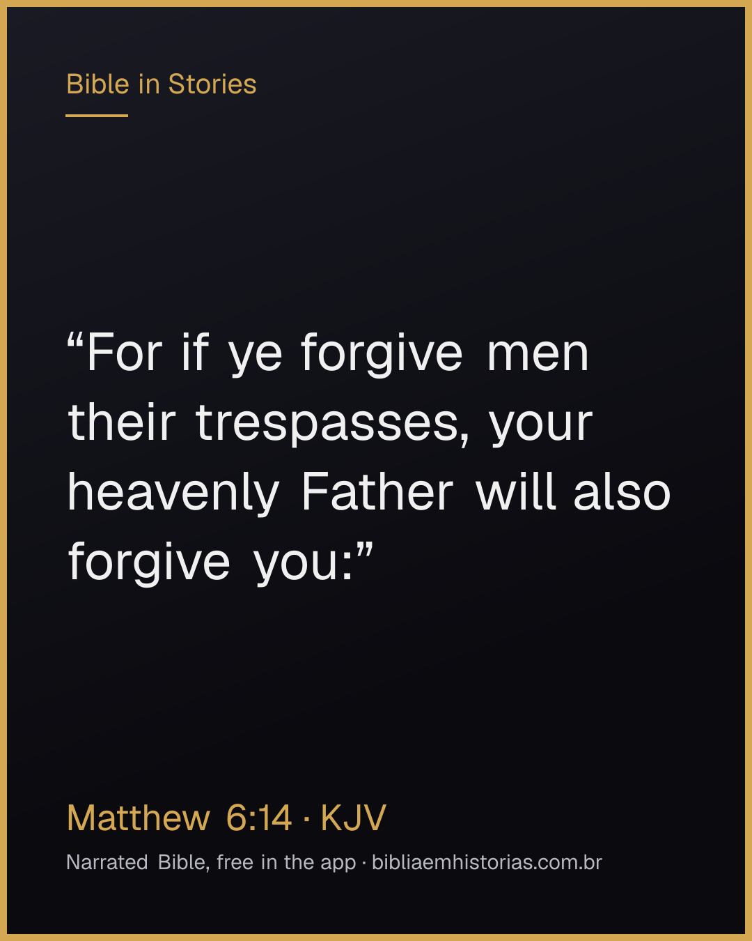 Verse image for Matthew 6:14 to share