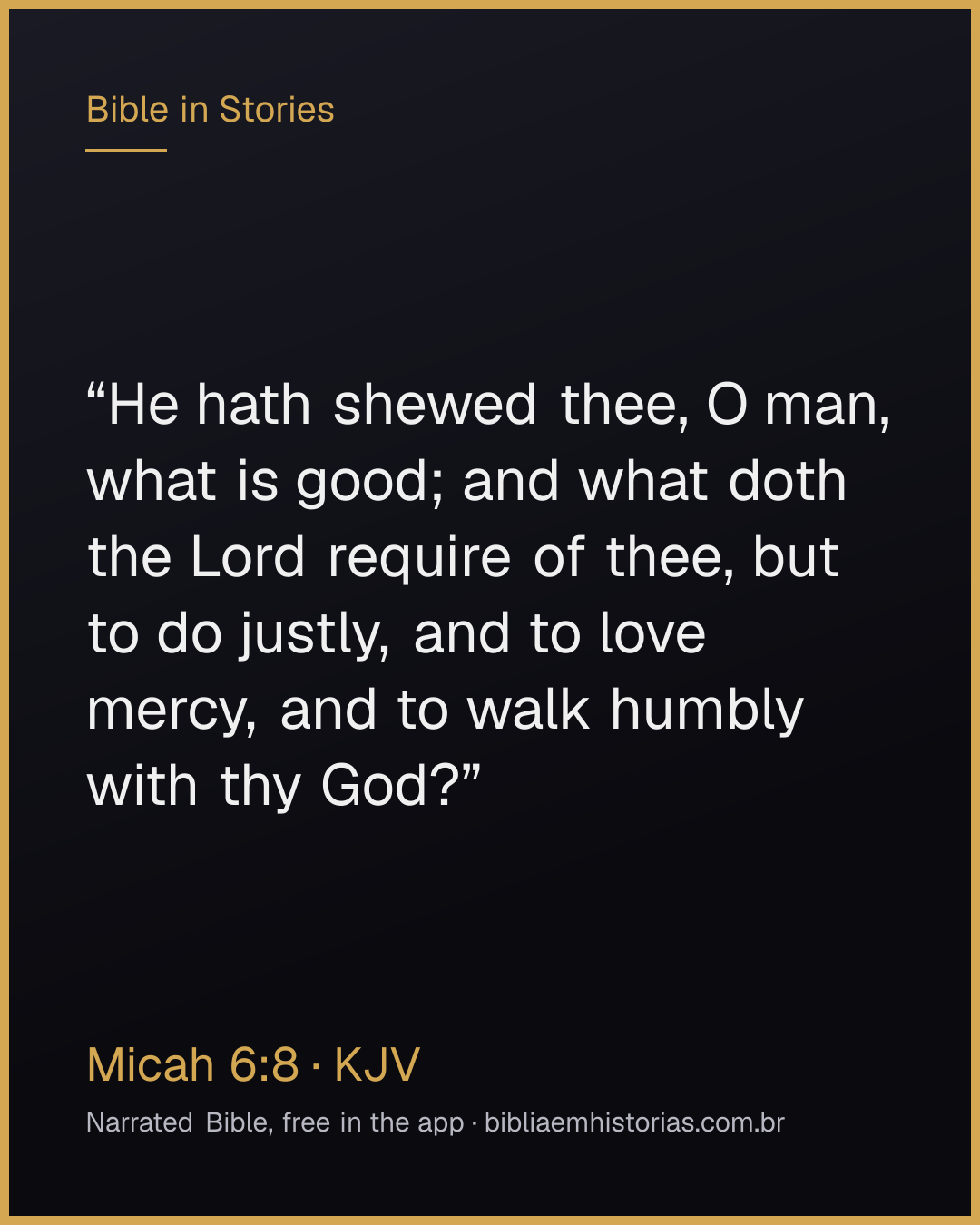 Verse image for Micah 6:8 to share