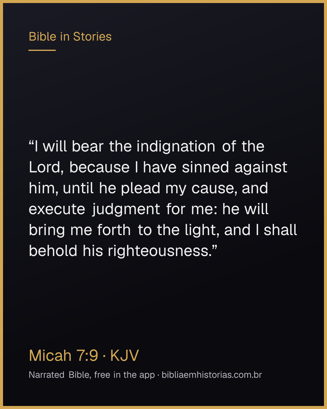 Verse image for Micah 7:9 to share