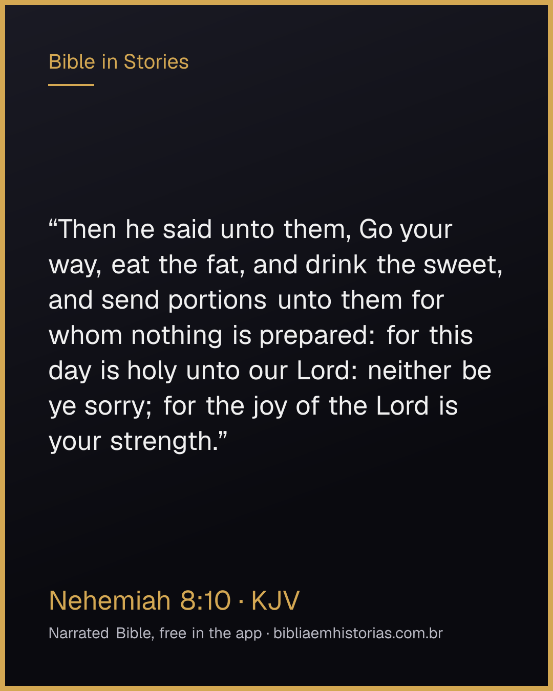 Verse image for Nehemiah 8:10 to share