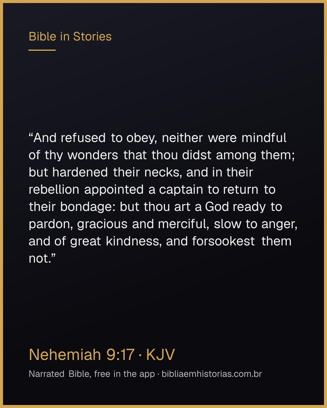 Verse image for Nehemiah 9:17 to share
