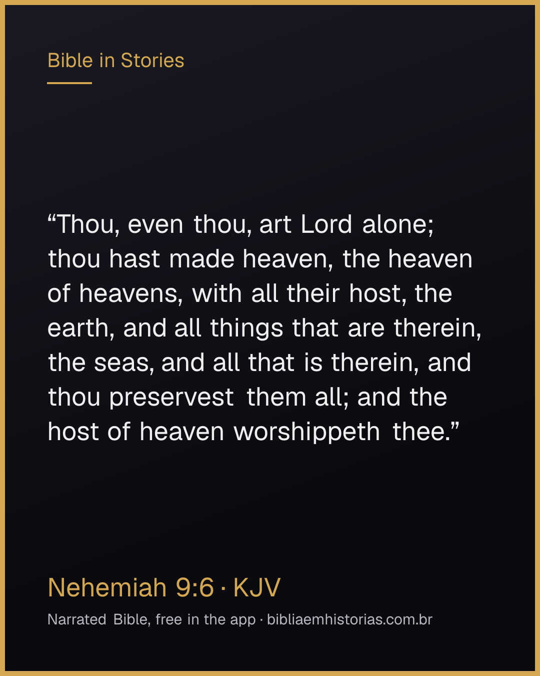 Verse image for Nehemiah 9:6 to share