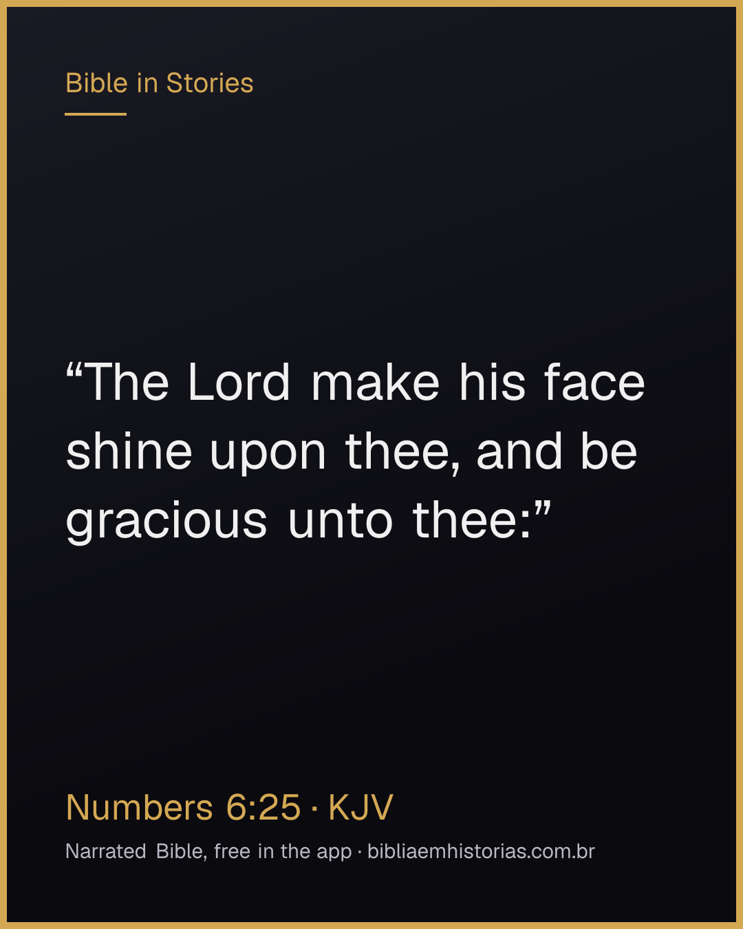 Verse image for Numbers 6:25 to share