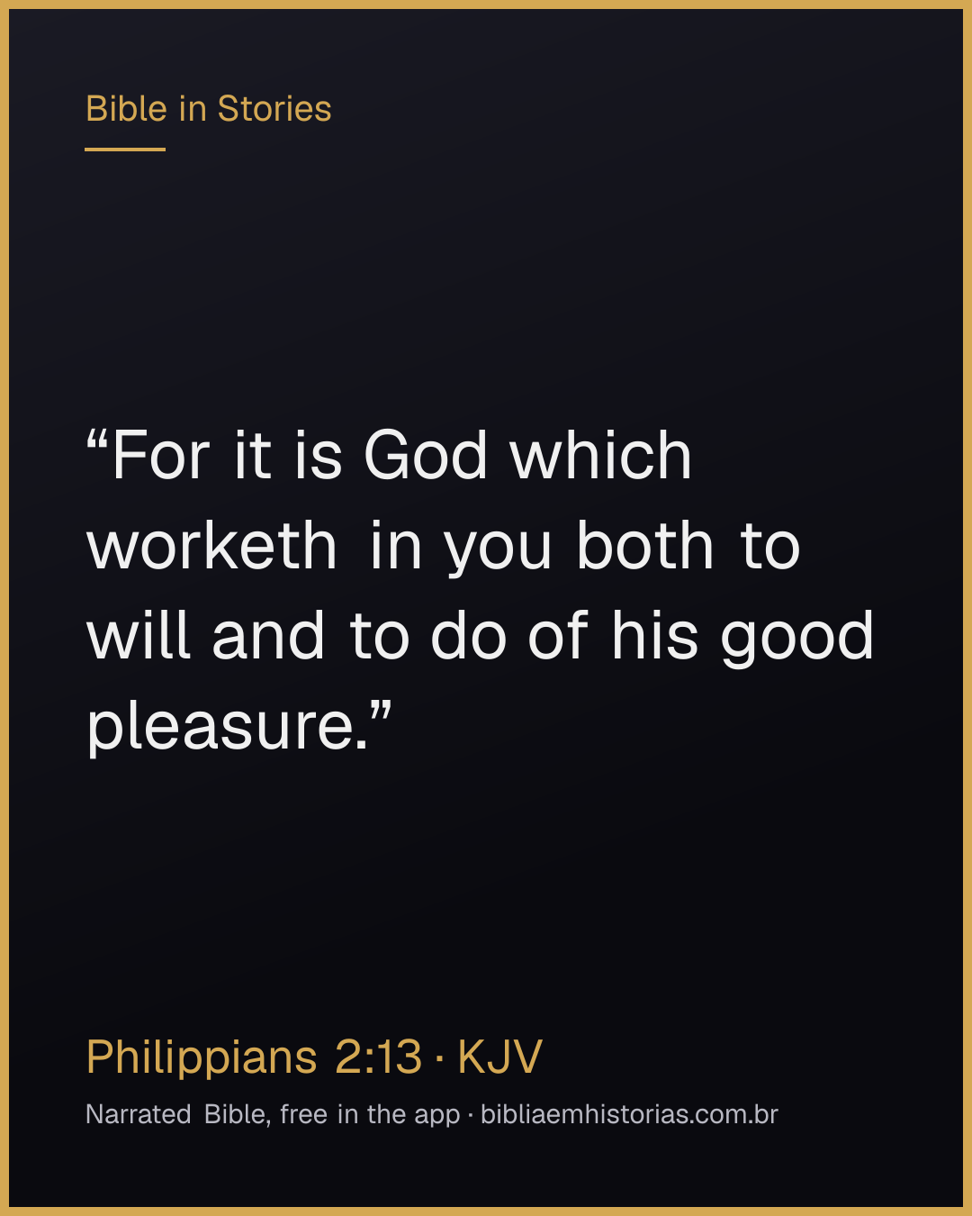 Verse image for Philippians 2:13 to share