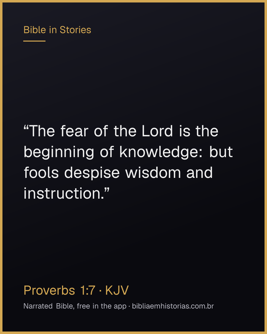 Verse image for Proverbs 1:7 to share