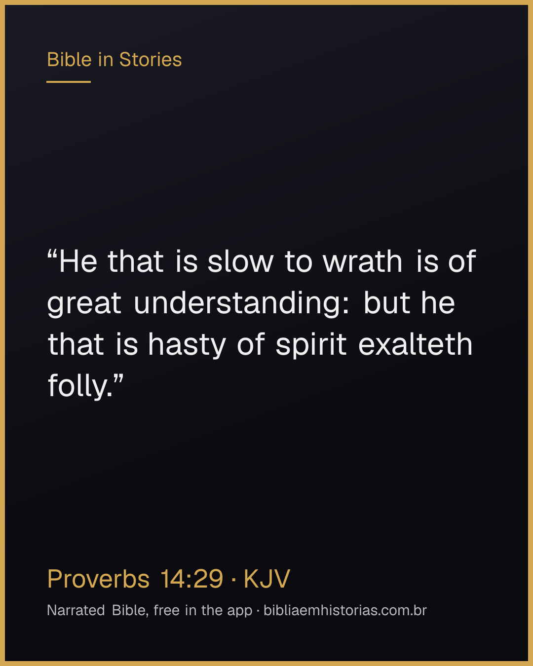 Verse image for Proverbs 14:29 to share