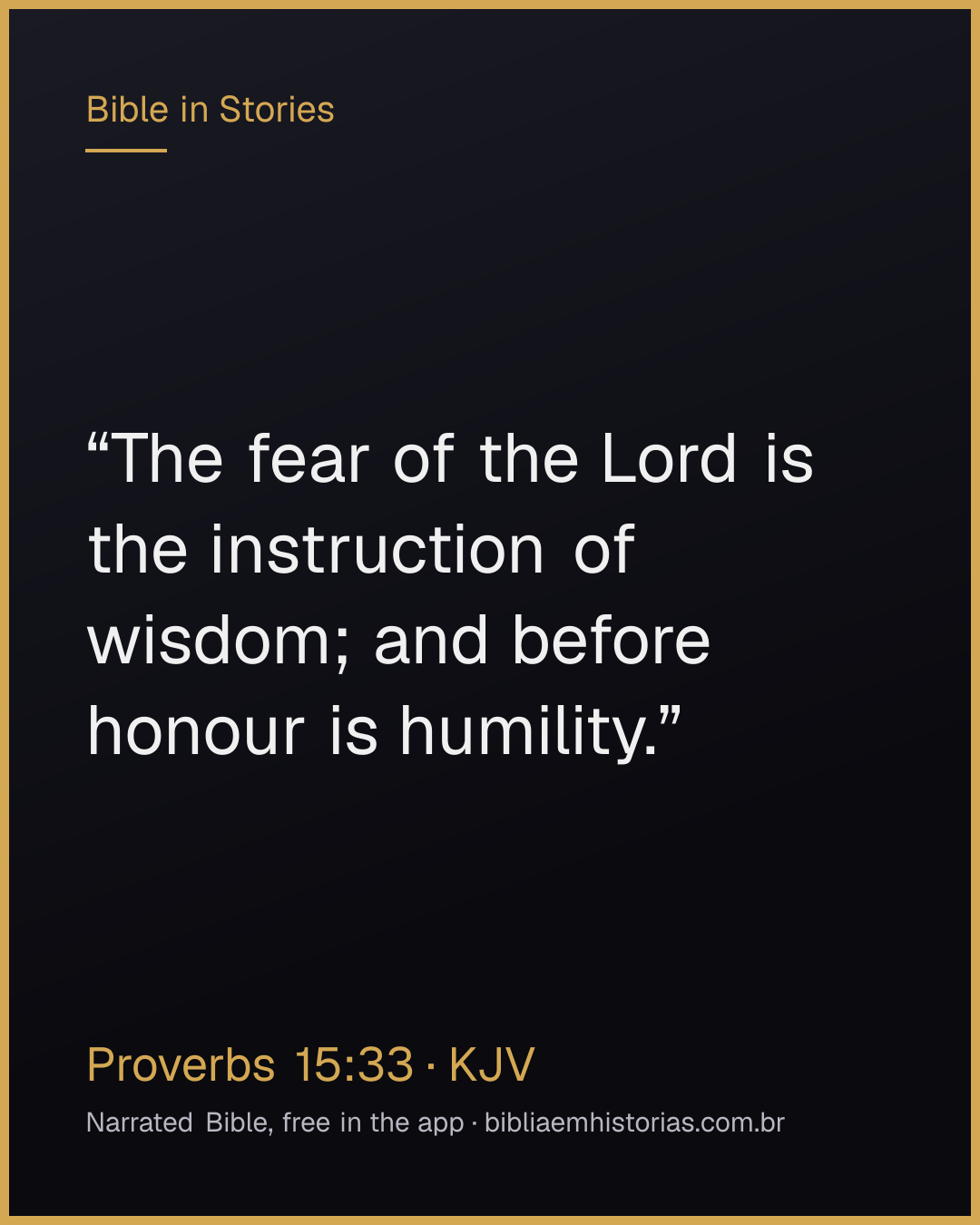 Verse image for Proverbs 15:33 to share