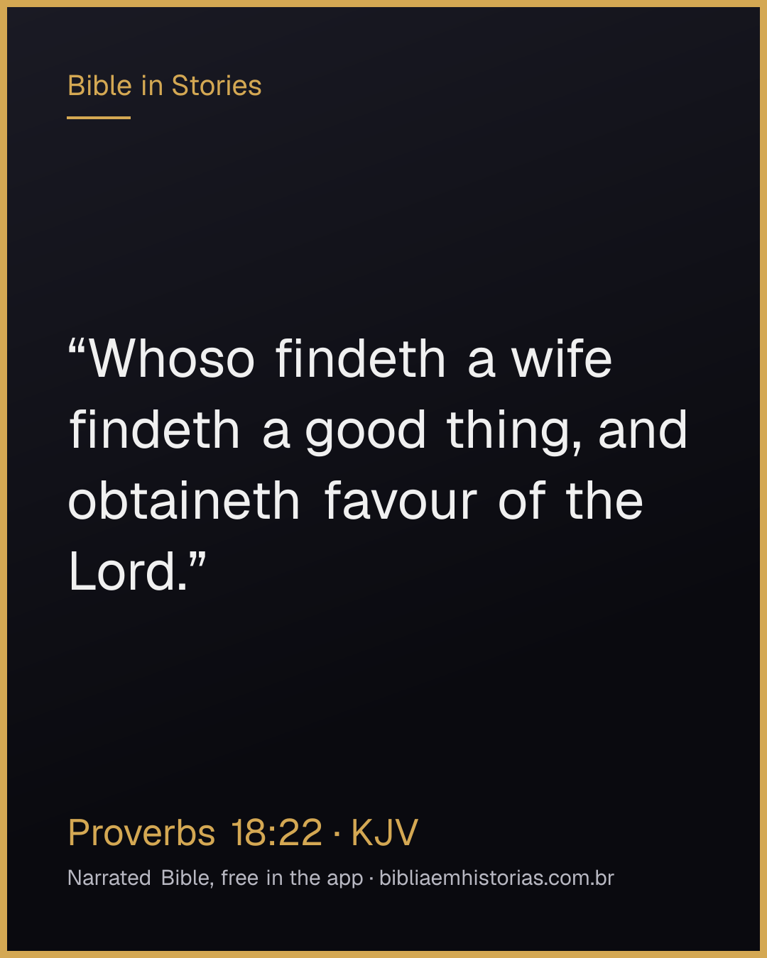 Verse image for Proverbs 18:22 to share