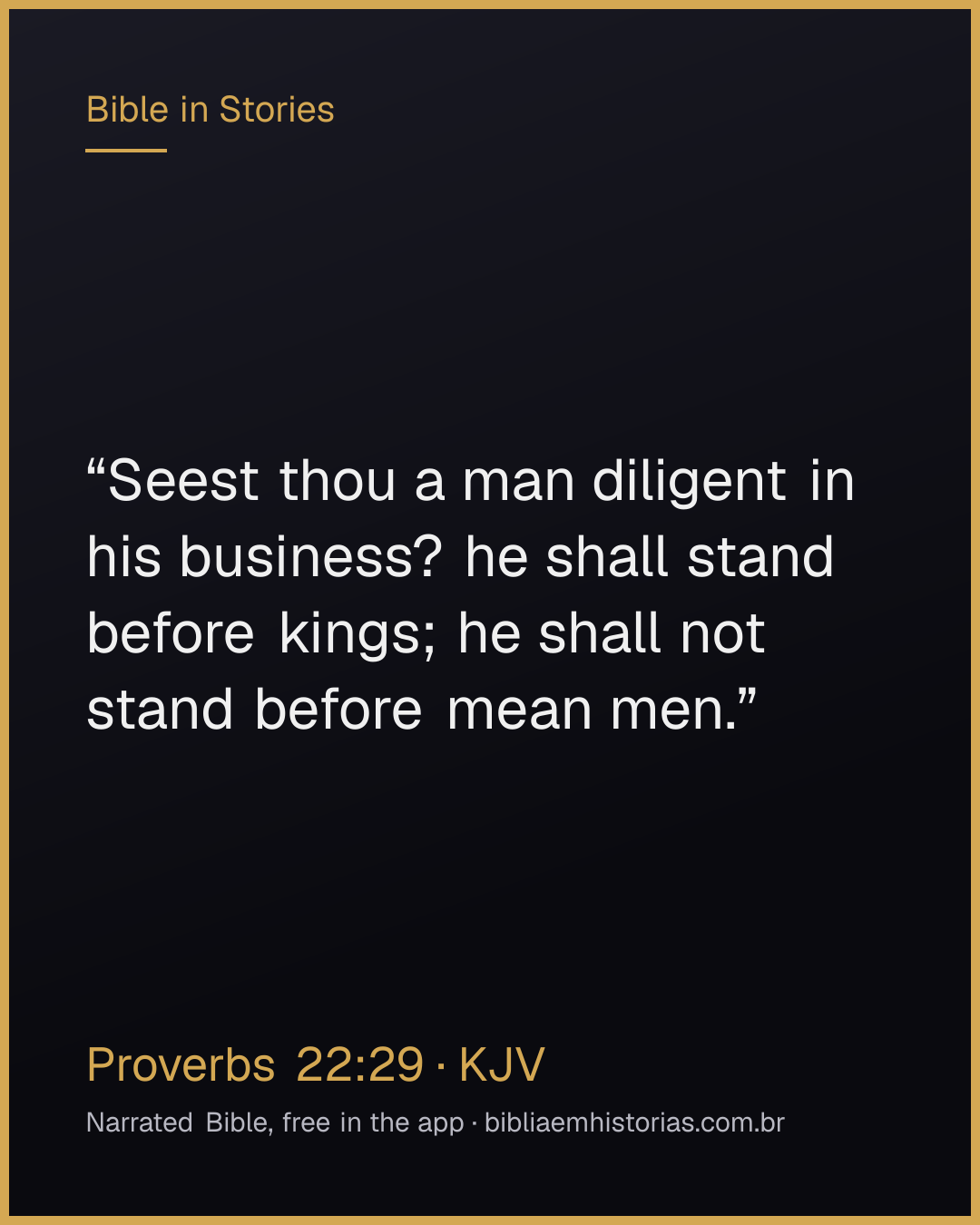 Verse image for Proverbs 22:29 to share