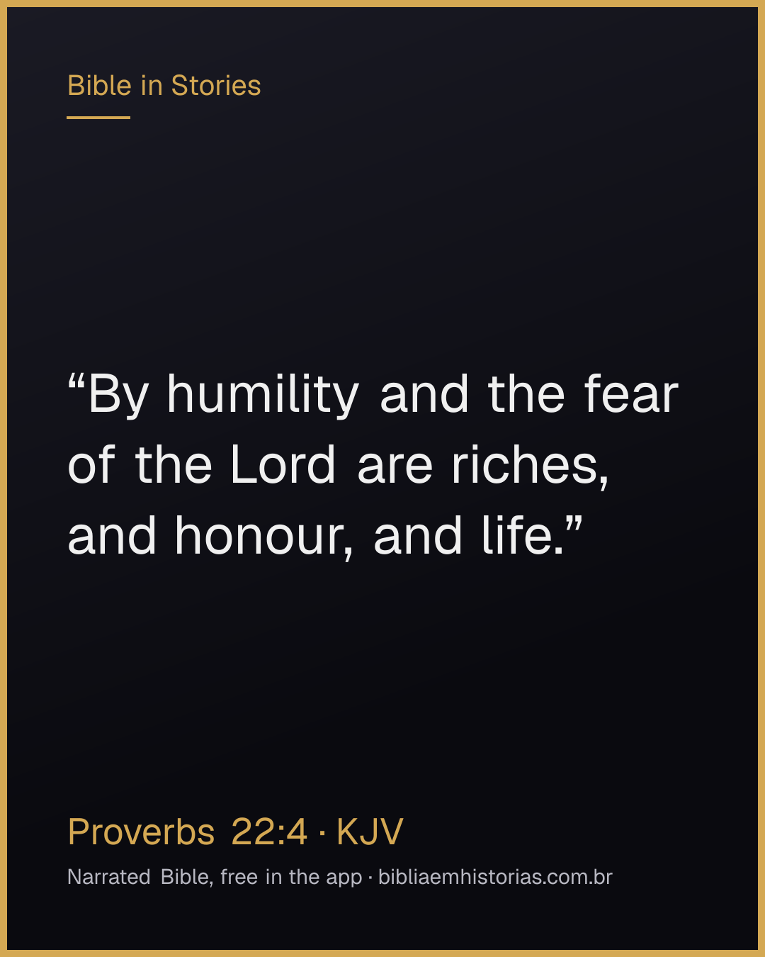 Verse image for Proverbs 22:4 to share