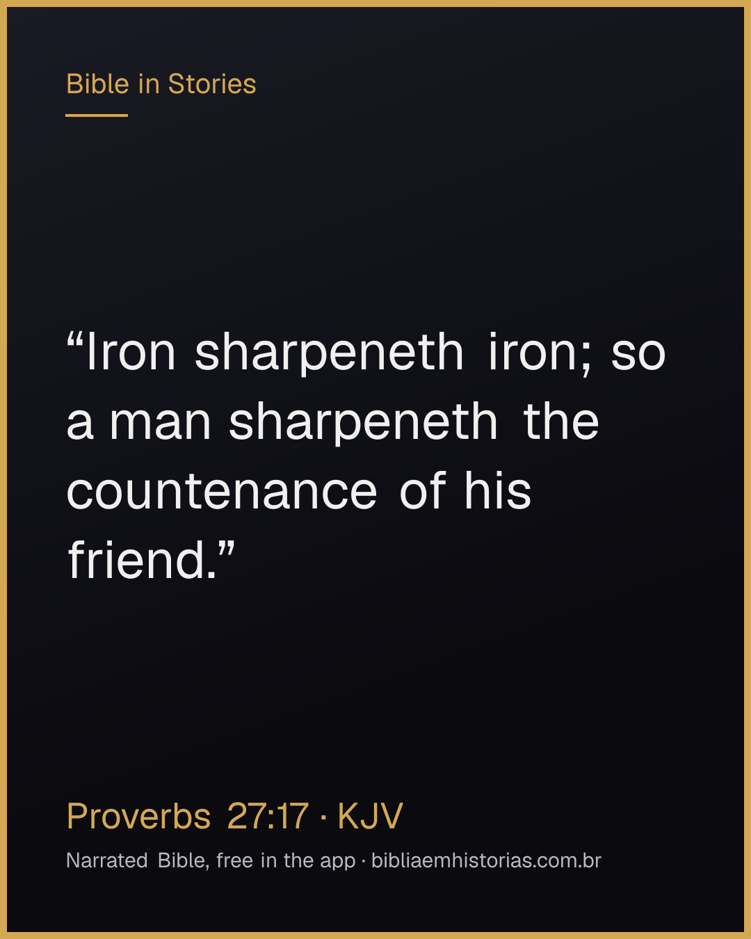 Verse image for Proverbs 27:17 to share