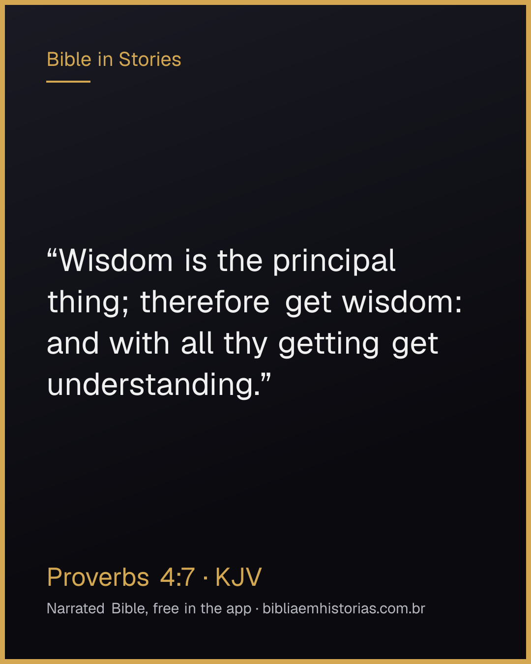 Verse image for Proverbs 4:7 to share