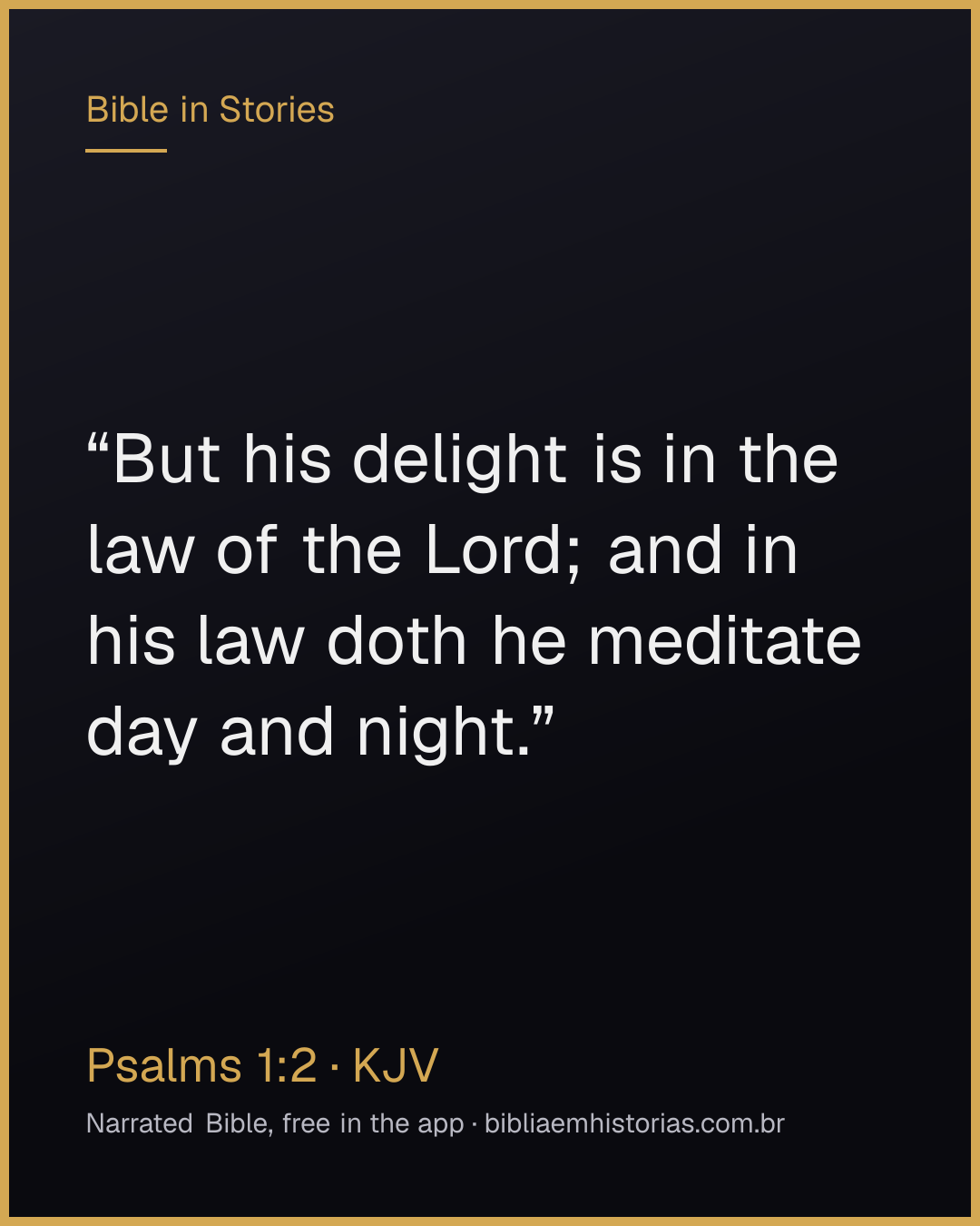 Verse image for Psalms 1:2 to share