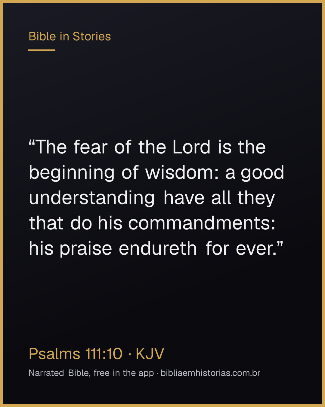 Verse image for Psalms 111:10 to share