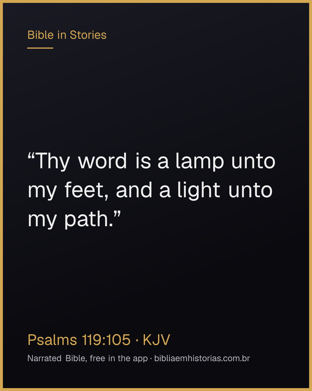 Verse image for Psalms 119:105 to share