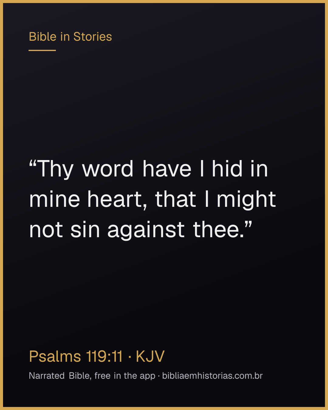 Verse image for Psalms 119:11 to share