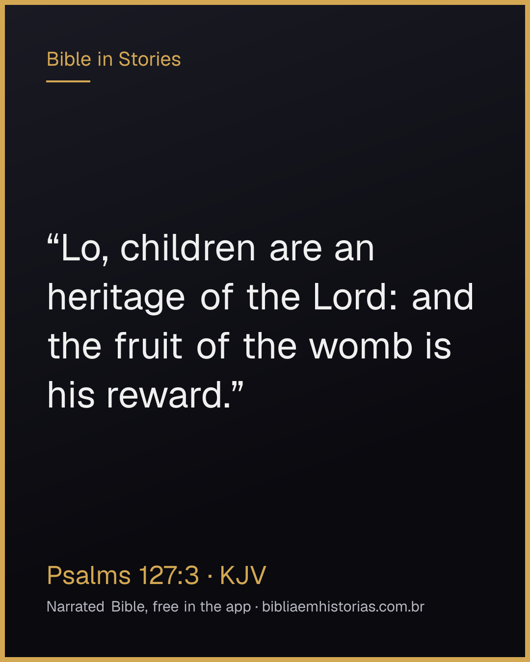 Verse image for Psalms 127:3 to share