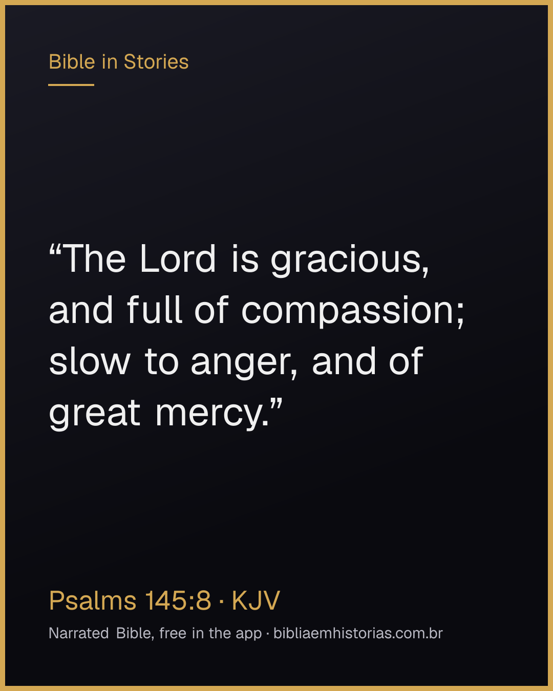 Verse image for Psalms 145:8 to share