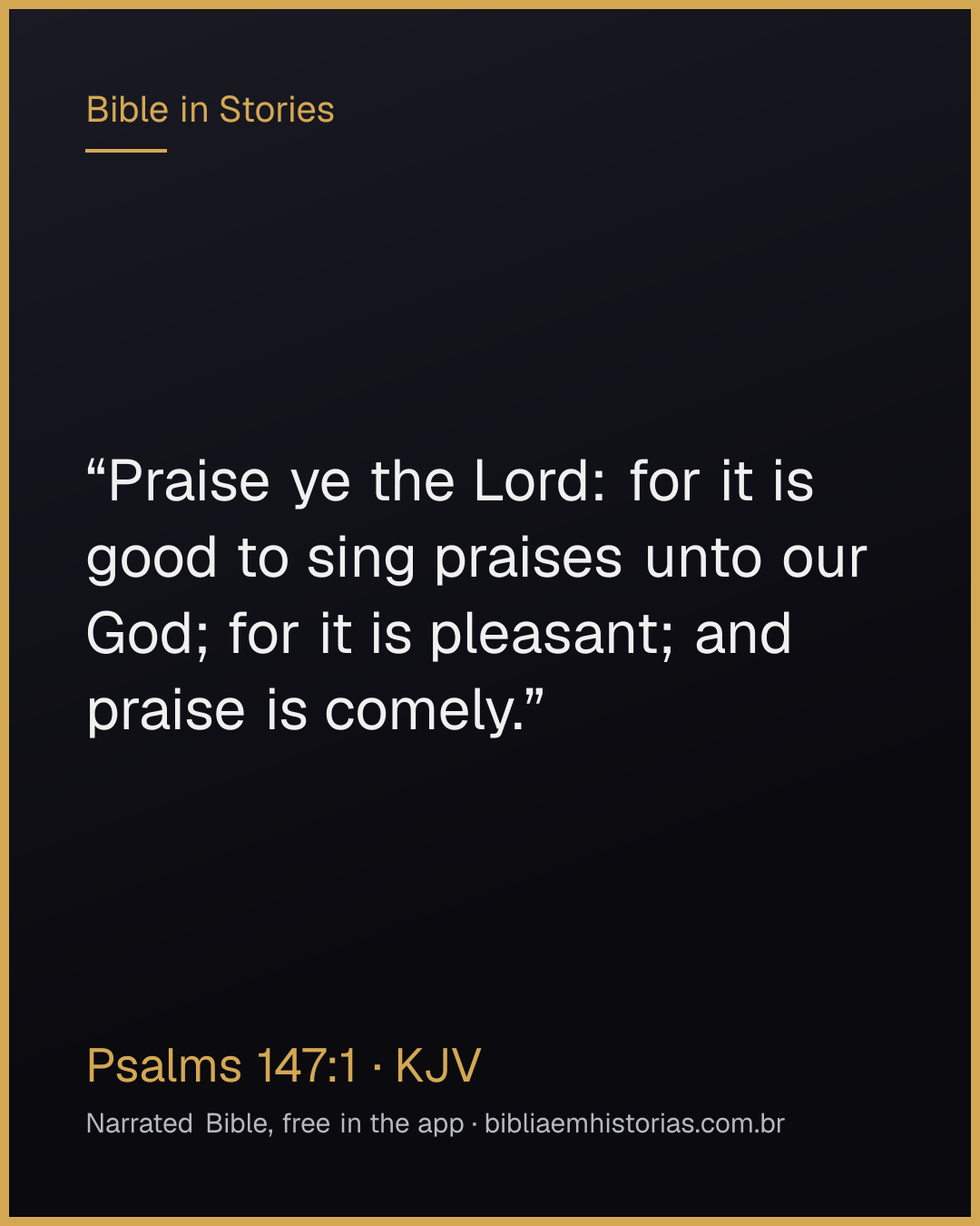 Verse image for Psalms 147:1 to share