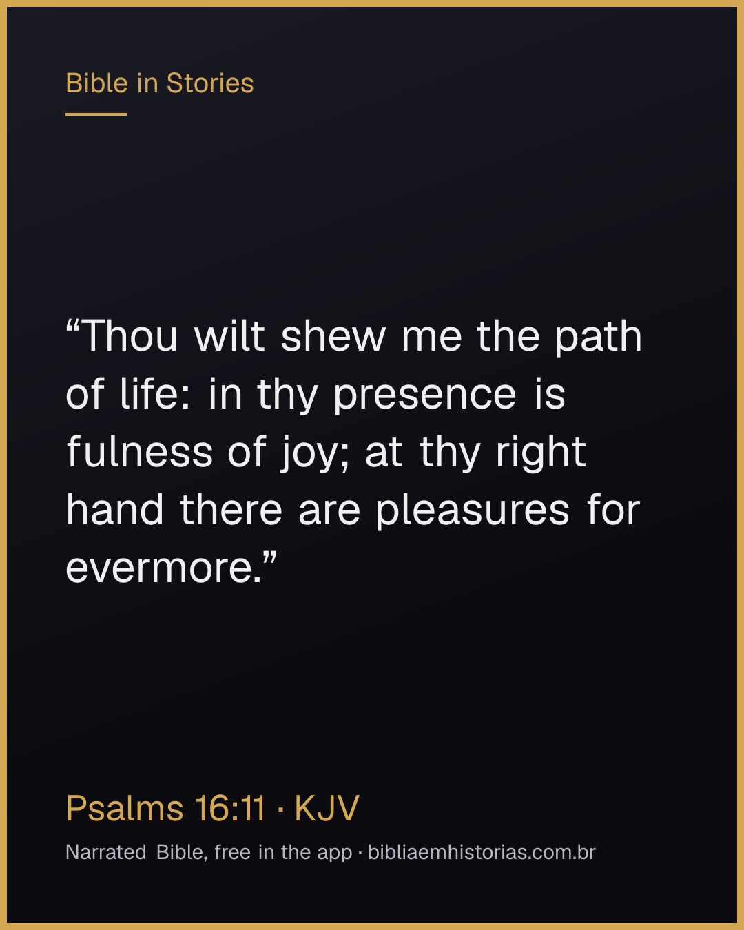 Verse image for Psalms 16:11 to share