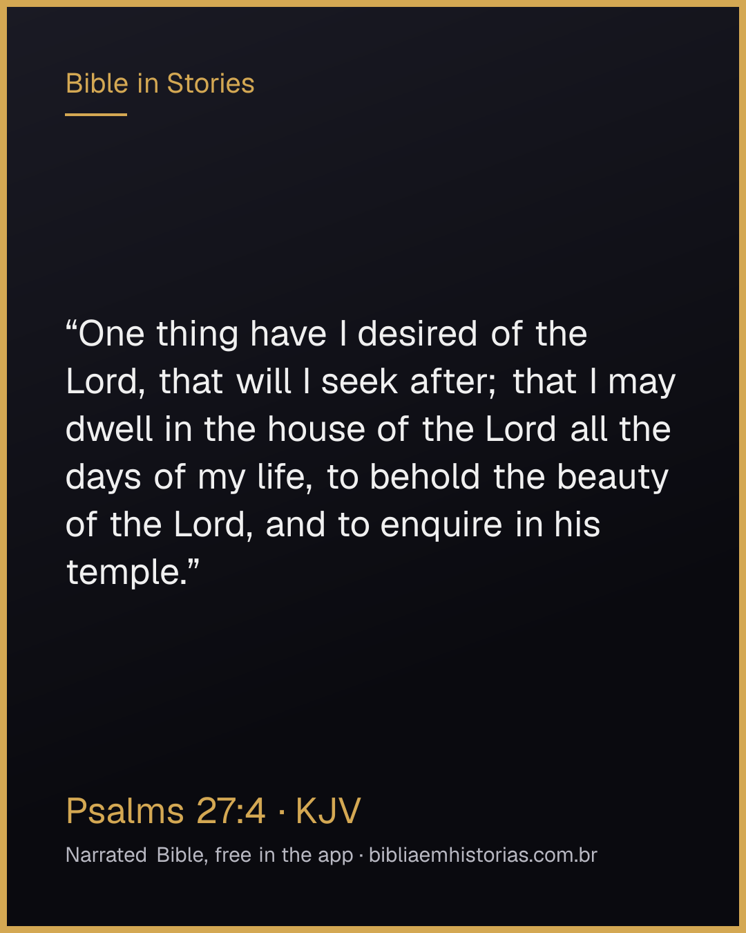 Verse image for Psalms 27:4 to share